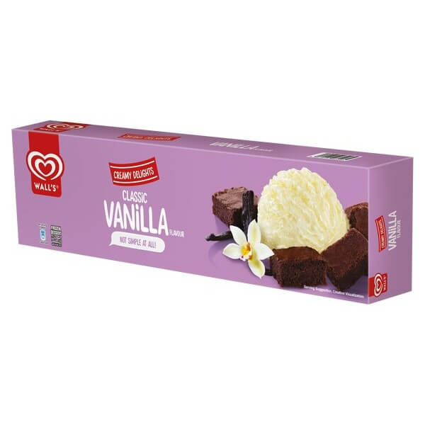 Walls  Classic Vanilla Ice  Cream  Bar 800ml Grozar pk