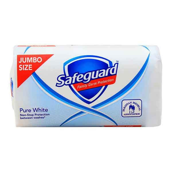 Safeguard Pure White Soap Jumbo Size - 175gm