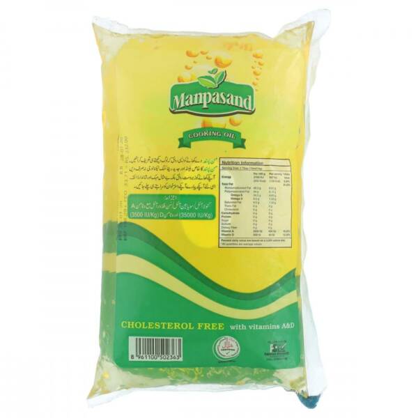 MANPASAND COOKING OIL POUCH 900 ML