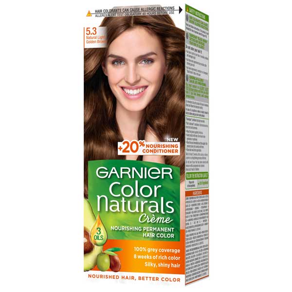 Garnier Color Naturals Hair Color, Natural Light Golden Brown  | Online  Shopping in Pakistan 