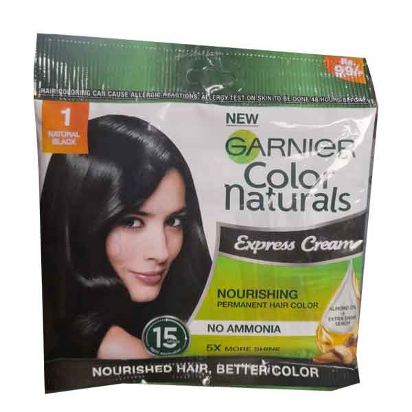 Garnier Color Naturals Express Cream Hair Color 1, Natural Black | Online  Shopping in Pakistan 