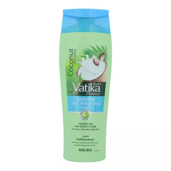 Dabur Vatika Volume And Thickness Shampoo, Coconut And Castor, 400ml