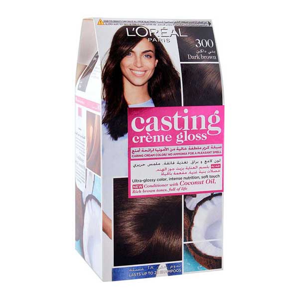 L'Oreal Paris Casting Creme Gloss Hair Color 300, Dark Brown | Online  Shopping in Pakistan 