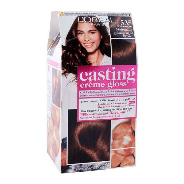 L'Oreal Paris Casting Creme Gloss Hair Color 535, Mahogany Golden Light  Brown | Online Shopping in Pakistan 