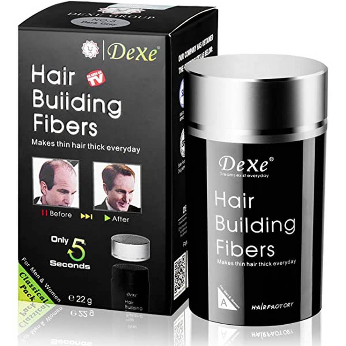 Dexe Hair Building Fibers, 22g