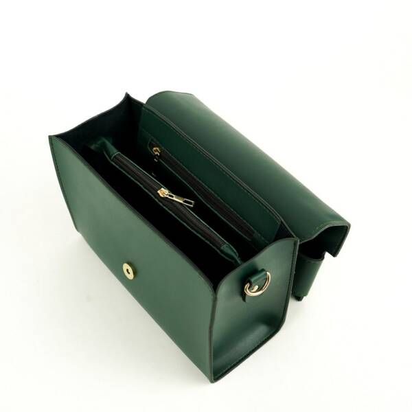 Green Vitoria Women Shoulder Bags Long Clutches Cross Body Bags Phone Bags PU Leather Hand Bags