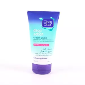 CLEAN & CLEAR FACE WASH DEEP ACTION OIL FREE 150 ML