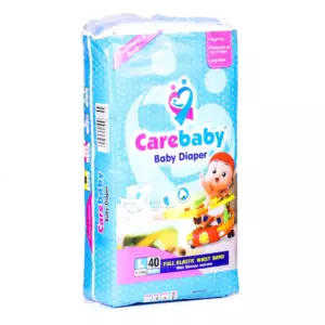 Care Baby Diapers Economy Large 40S, 7-15kg