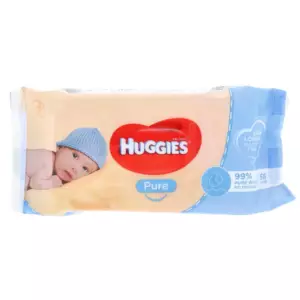 HUGGIES BABY WIPES PURE 56 PC